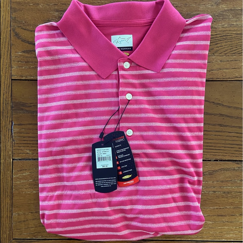 Greg Norman Mens XL Tall Polo